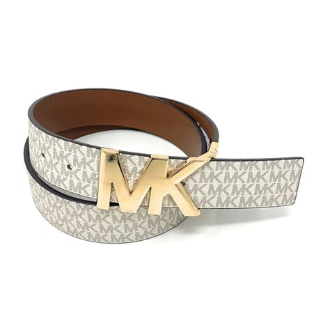 michael kors reversible logo belt mens|Michael Kors belts women's elastic.